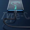 Baseus Cafule kabel przewód USB Typ C SuperCharge 40W Quick Charge 3.0 QC 3.0 1m szaro-czarny (CATKLF-PG1)
